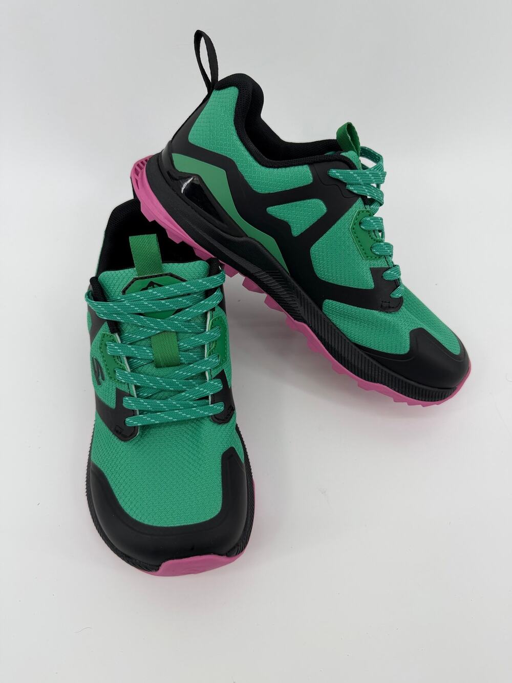 HOBIBEAR trail running/hiking shoes wide toe teal green